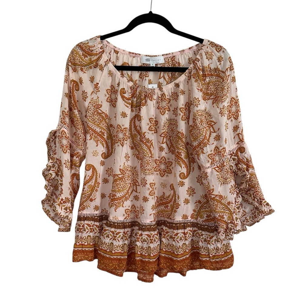 Paisley Print Women's Top
